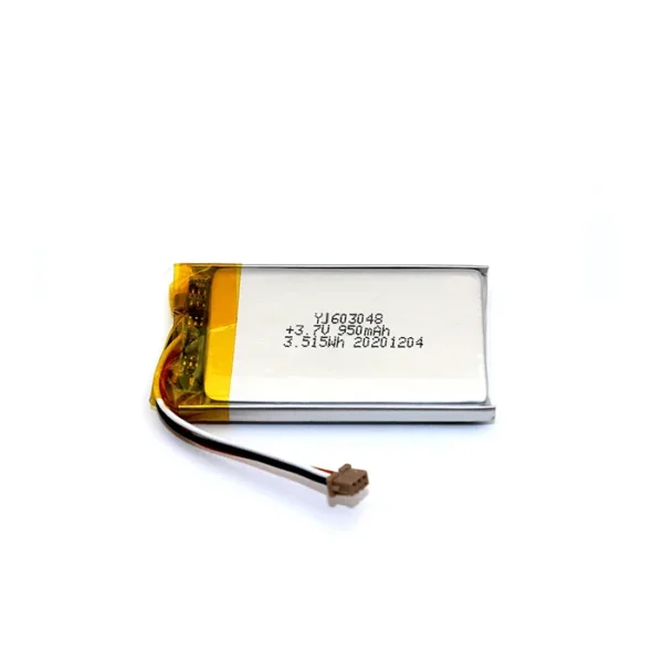 Yj Power 603048 950mAh 3.7V Polymer Battery