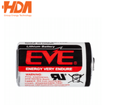 ER14250 3.6V 1200mAh EVE ER(Li-SOCl2) Pil özellikleri