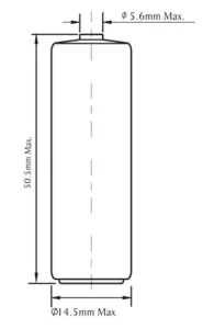 Eve ER14505 AA Size Sayaç Pili Boyutu