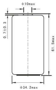 ER34615H sayaç pili boyutu